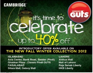 CAMBRIDGE Guts Celebrate upto 40% Off CAMBRIDGE Guts Celebrate upto 40% Off