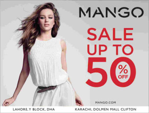 MANGO Clothing Pakistan Sale 2013 up to 50% Off