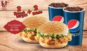 KFC Pakistan Sehri Deal 2015 Ramadan
